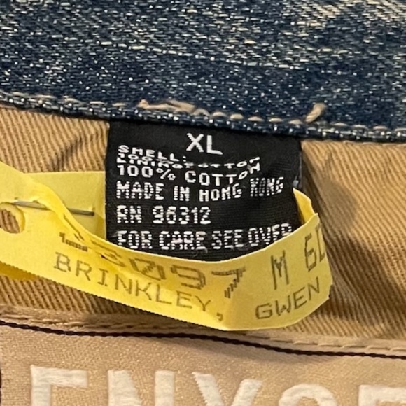 Enyce Men's Faded denim worker jacket with four front pockets. - Picture 7 of 15